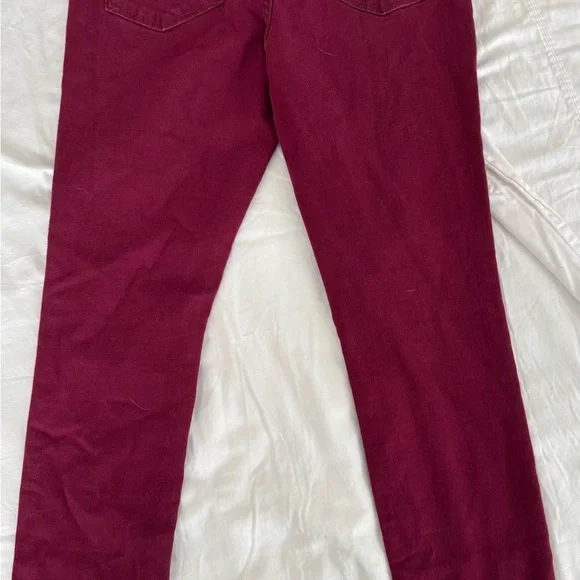 Old Navy Women's Skinny Pants - Black, Burgundy, Tan - Picture 5 of 7
